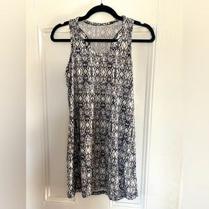 Geometric print Racerback tank dress